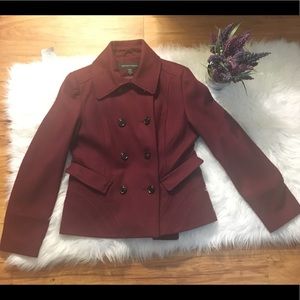 Maroon Peacoat